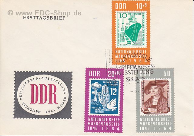 Ersttagsbrief DDR Mi-Nr: 1056-1058, Nationale Briefmarkenausstellung, Berlin Ersttagsbrief DDR Mi-Nr: 1056-1058, Nationale Briefmarkenausstellung, Berlin